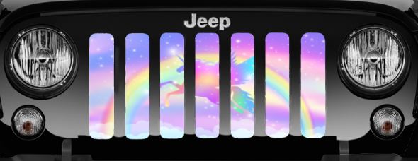 Rainbow Unicorn Grille Insert