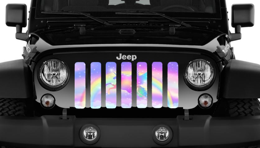 Rainbow Unicorn Grille Insert