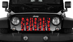 Red Aliens Grille Insert
