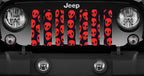 Red Aliens Grille Insert