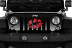 Red Ombre Kiss Grille Insert