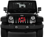 Red Ombre Kiss Grille Insert