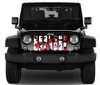 Red Hawaiian Hibiscus Grille Insert