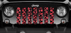 Red Lip Kisses Grille Insert