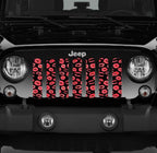 Red Lip Kisses Grille Insert