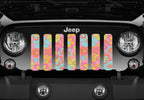 Retro Flowers Grille Insert