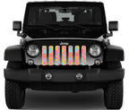Retro Flowers Grille Insert