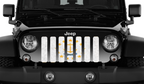 Rhode Island Grunge State Flag Grille Insert