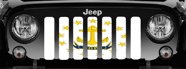 Rhode Island State Flag Grille Insert