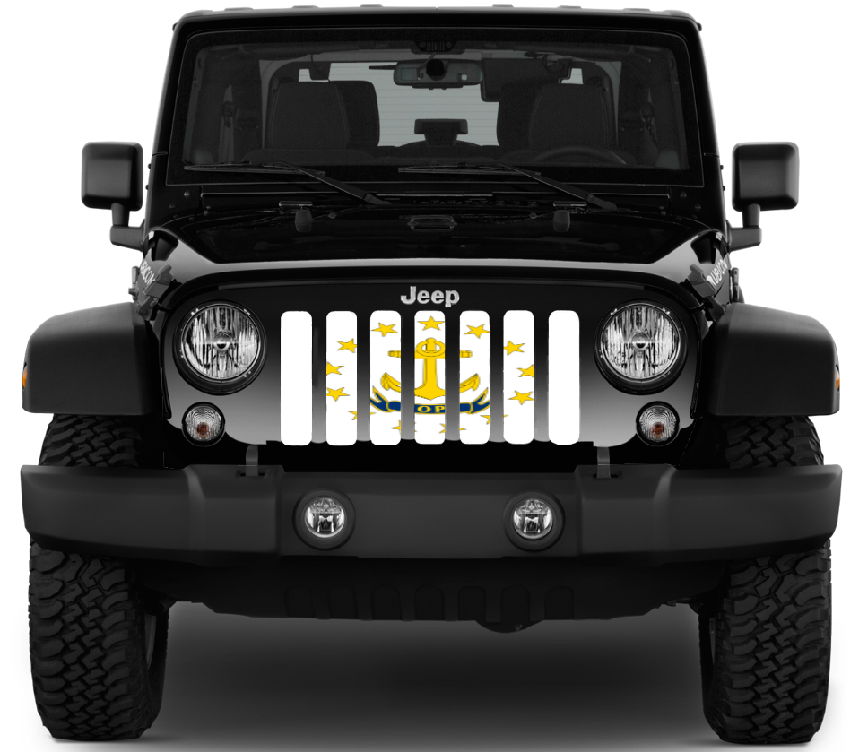 Rhode Island State Flag Grille Insert