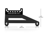 Litt Industries heavy duty ridgid toolbox mounts gen 2 for polaris rzr xp or turbo or turbo s the best toolbox mounts dimensions 