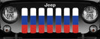 Russian Flag Grille Insert