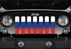 Russian Flag Grille Insert