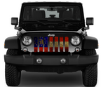 Rustic Georgia State Flag Grille Insert
