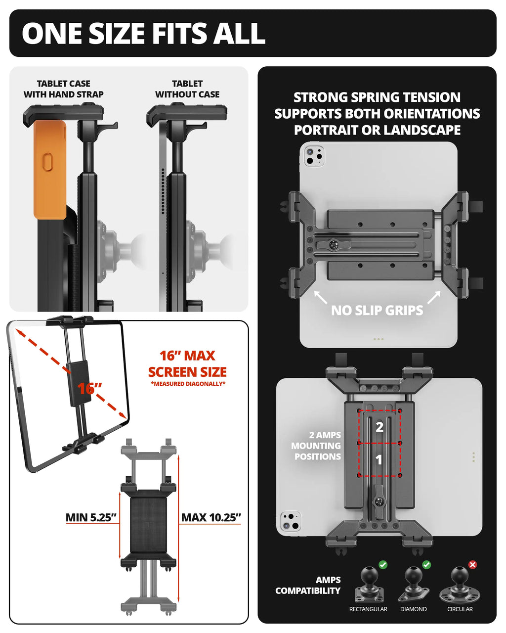 FORKLIFT PILLAR/GUARD MOUNT
