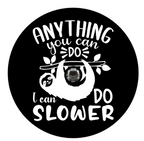 Slow Sloth Spare Tire Cover