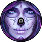 Sugar Skull Girl 3 Spare Tire Cover