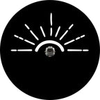 Sunshine Black Spare Tire Cover
