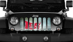 ARGH!!!! Red Pirate Flag Grille Insert