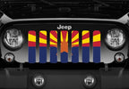 Arizona State Flag Grille Insert
