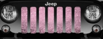 Baby Pink Fleck Print Grille Insert