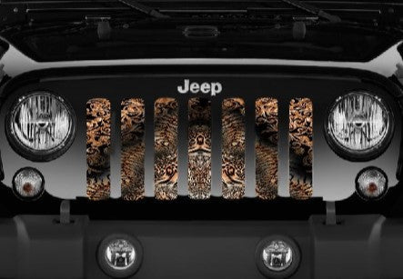 Baroque Animal Print Grille Insert