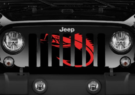 Bass Fishing Hook Grille Insert