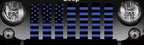 Black and Blue American Flag Grille Insert