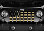 Black and Gold American Flag Grille Insert