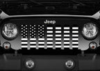 Black and White American Flag Grille Insert