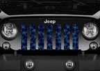 Blue Dragonflies Jeep Grille Insert