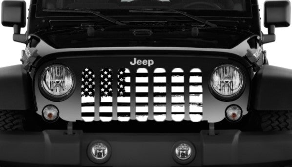 Bold Victory American Flag Jeep Grille Insert