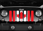 Canada, Eh? Red and White Canadian Grille Insert