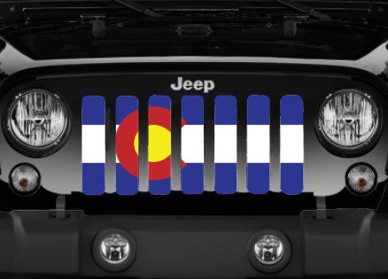 Colorado State Flag Grille Insert