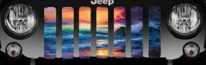 Colorful Beach Grille Insert