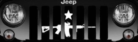 Come Take It - AR Jeep Grille Insert