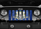 Connecticut Grunge State Flag Grille Insert