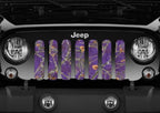 Dirty Girl Plum Purple Woodland Camo Grille Insert