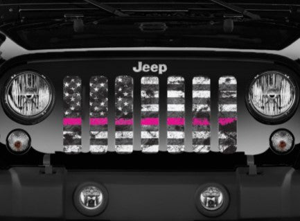 Dirty Grace Tactical Pink Line Grille Insert