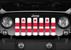 District of Columbia DC Flag Grille Insert