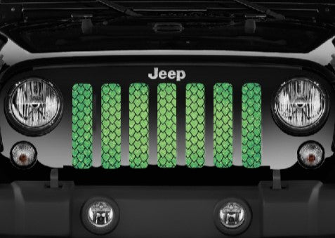 Dragon Scales Green Fleck Grille Insert