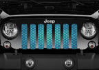 Dragon Scales Teal Fleck Grille Insert