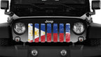 Filipino Flag Grille Insert