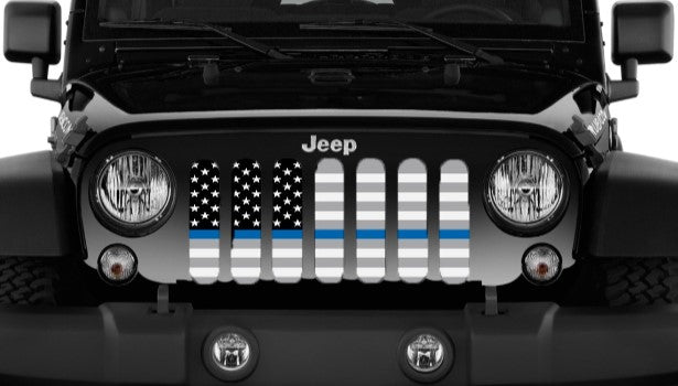 Ghost Tactical Back the Blue American Flag Grille Insert