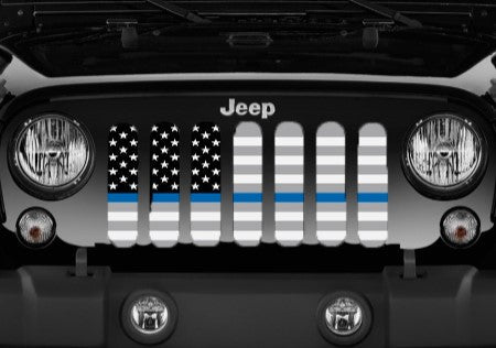 Ghost Tactical Back the Blue American Flag Grille Insert