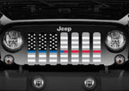 Ghost Tactical Back the Blue and Red American Flag Grille Insert