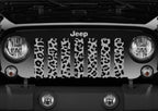 Gray Leopard Print Grille Insert