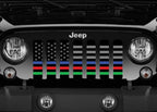 Hold the Line Back the Blue, Red, Green Grille Insert