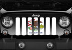 Illinois State Flag Grille Insert