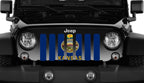 Kansas State Flag Grille Insert
